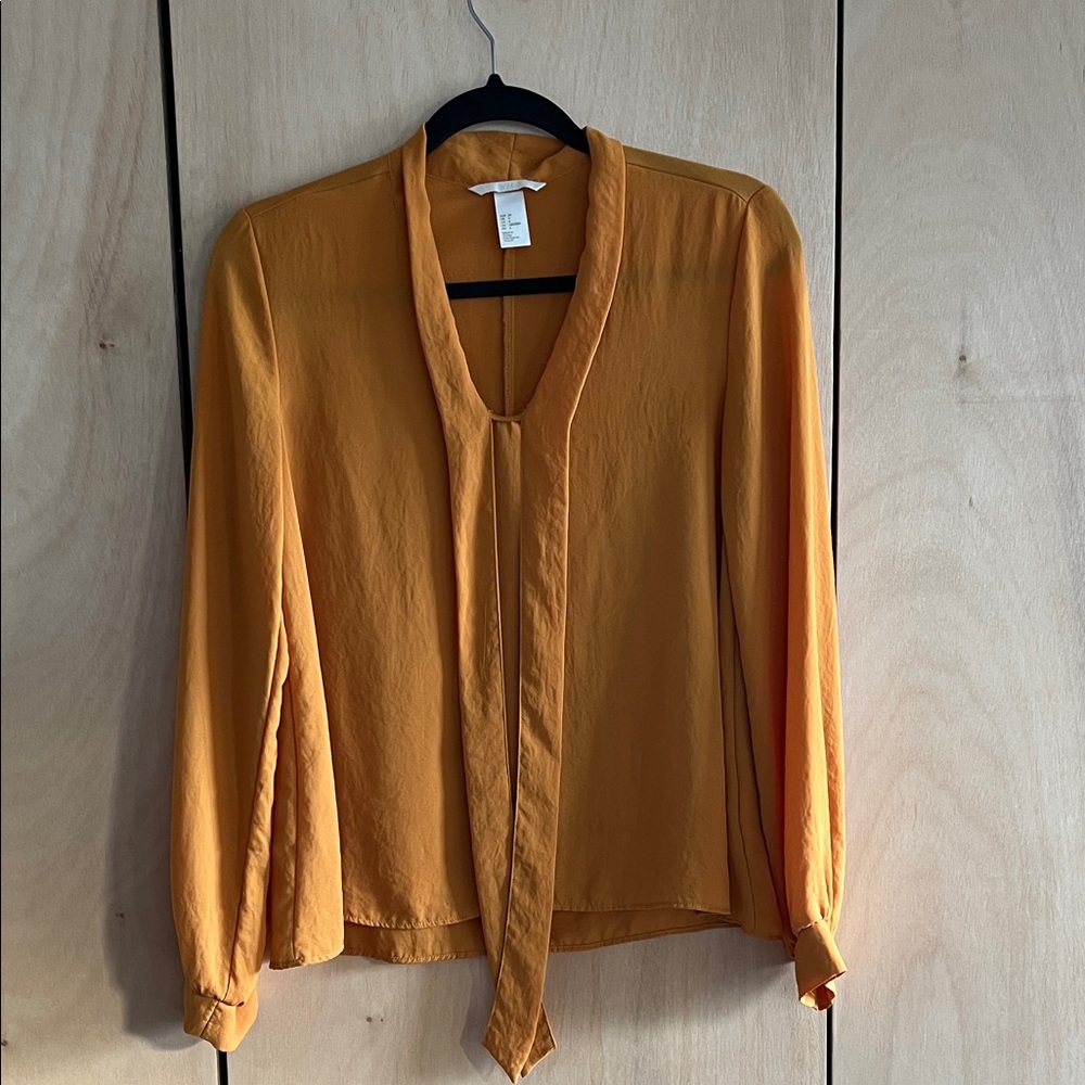 H&M Mustard Yellow Blouse